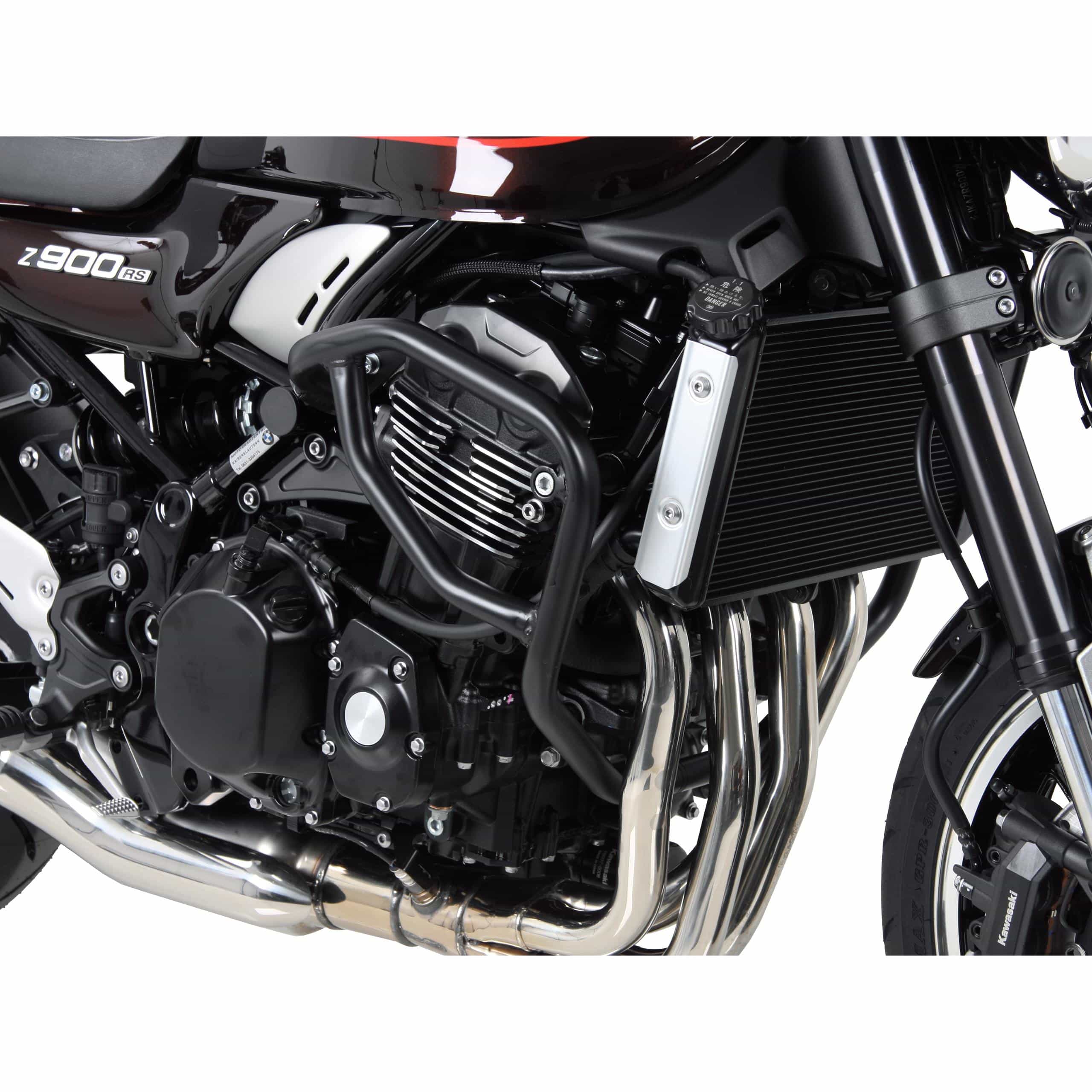 Hepco & Becker Sturzbügel an Kawasaki Z 900 RS /Cafe schwarz - Motorradteile & Ersatzteile - Anbauteile