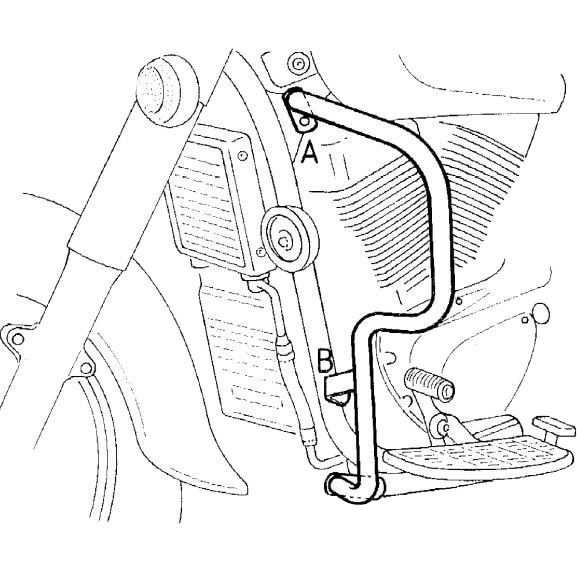 Hepco & Becker Sturzbügel chrom für Suzuki VL/C 1500 Intruder - Motorradteile & Ersatzteile - Anbauteile