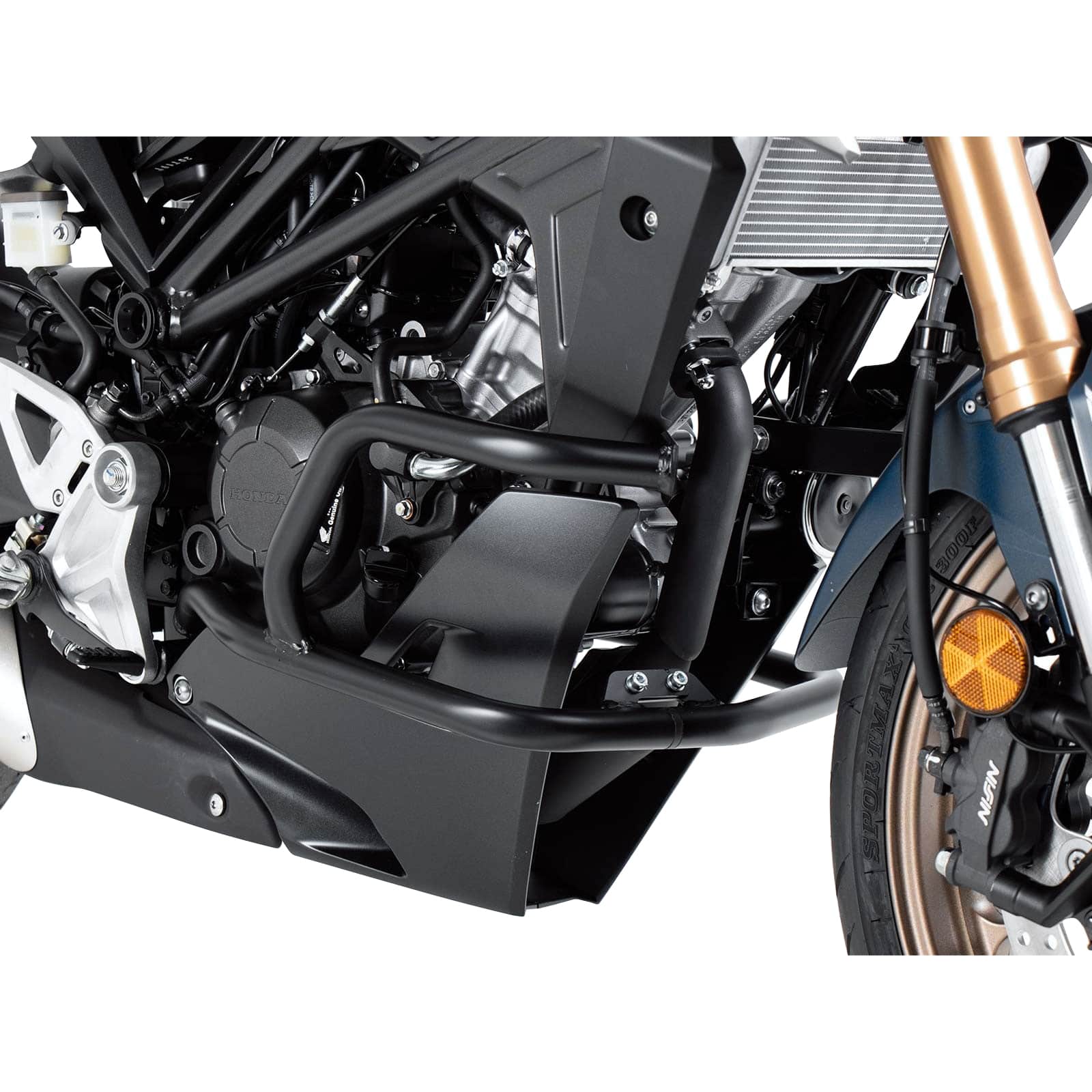 Hepco & Becker Sturzbügel schwarz für Honda CB 125 R 2021-2024 - Motorradteile & Ersatzteile - Anbauteile