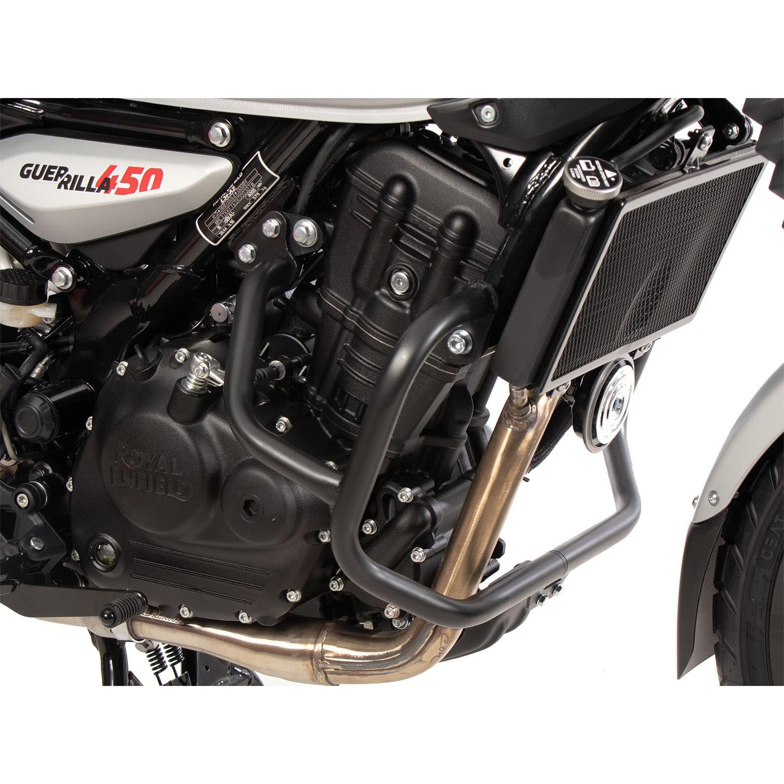 Hepco & Becker Sturzbügel schwarz für Royal Enfield Guerilla 450 - Motorradteile & Ersatzteile - Anbauteile