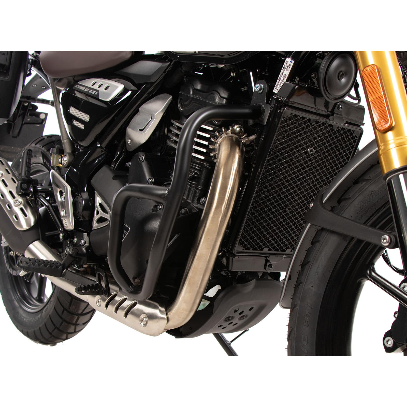 Hepco & Becker Sturzbügel schwarz für Triumph Scrambler 400 X - Motorradteile & Ersatzteile - Anbauteile