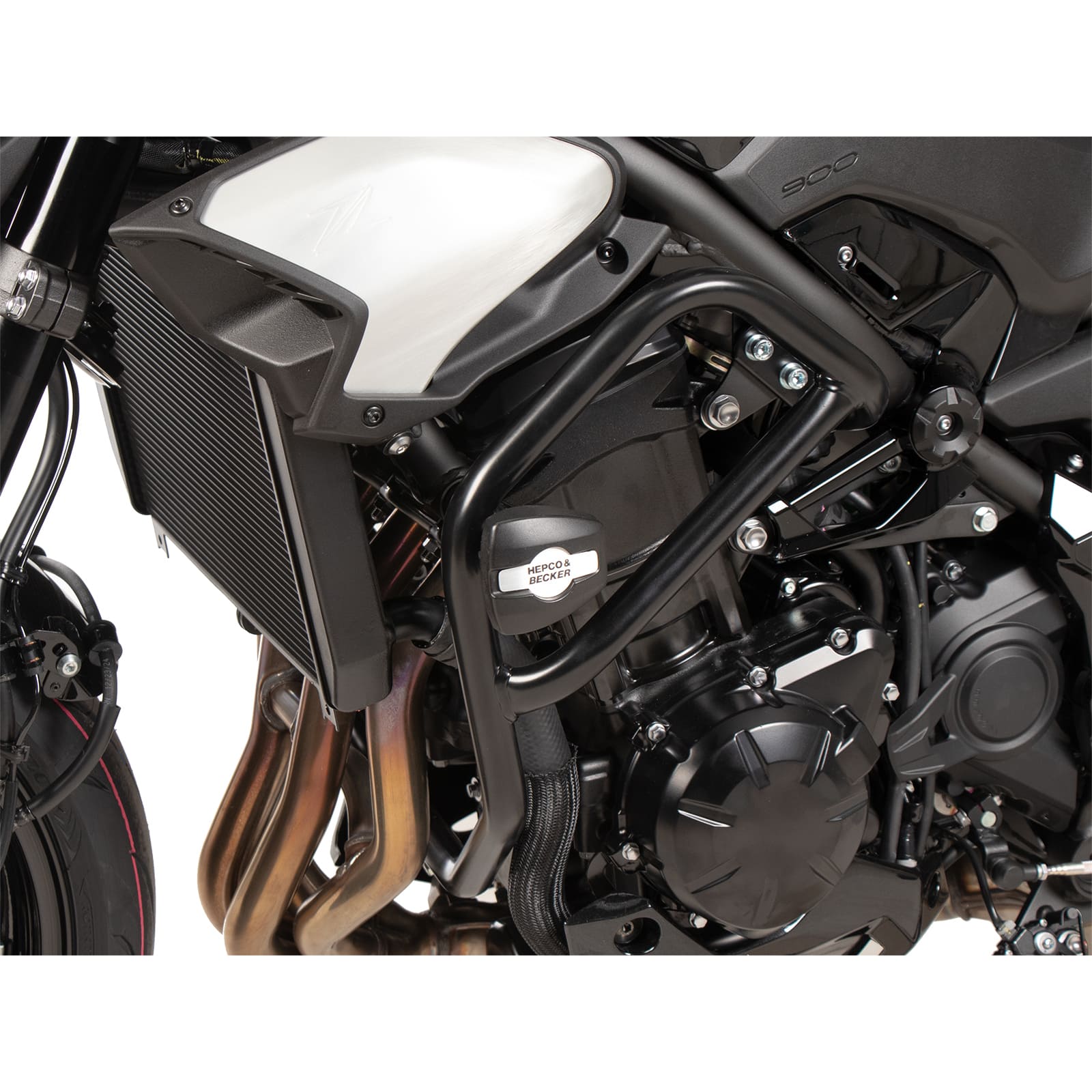 Hepco & Becker Sturzbügel schwarz mit Pads für Kawasaki Z 900 /SE 2025- - Motorradteile & Ersatzteile - Anbauteile