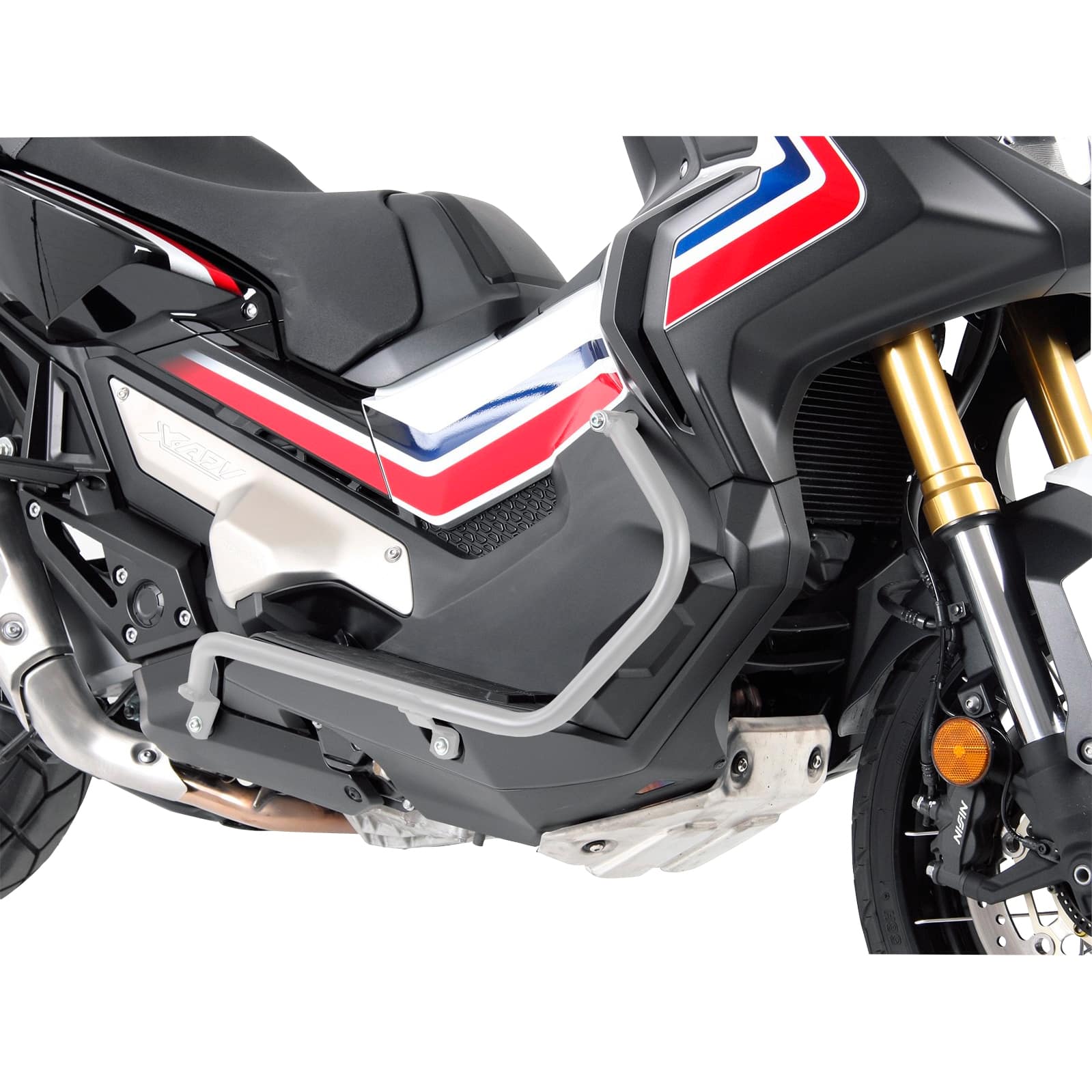 Hepco & Becker Sturzbügel unten silber für Honda X-ADV 750 2017-2020 - Motorradteile & Ersatzteile - Anbauteile