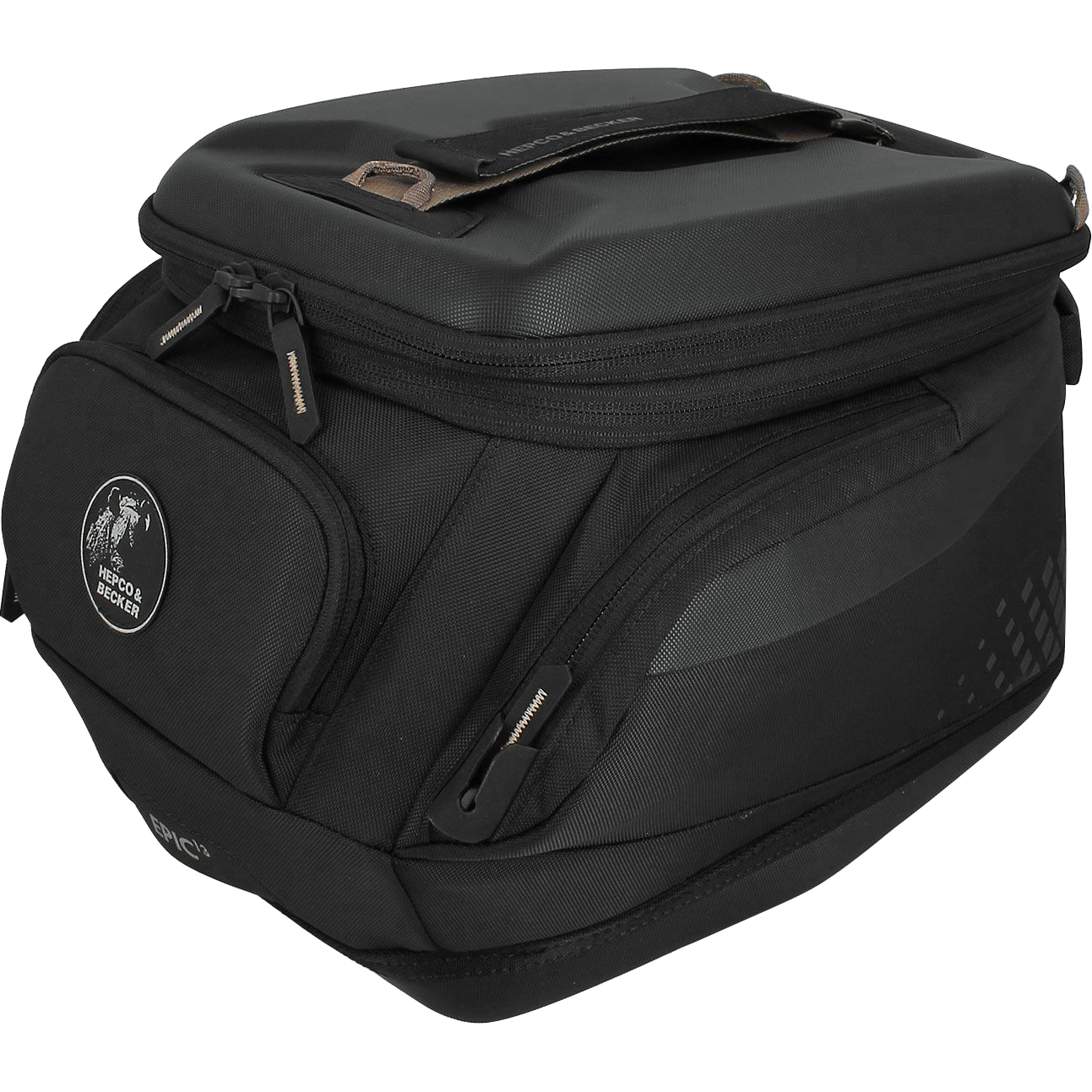 Hepco & Becker Tankrucksack Lock-it Epic 13 Liter schwarz - Motorradzubehör - Motorradgepäck