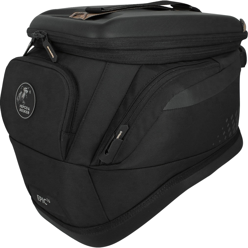 Hepco & Becker Tankrucksack Lock-it Epic 16 Liter schwarz - Motorradzubehör - Motorradgepäck