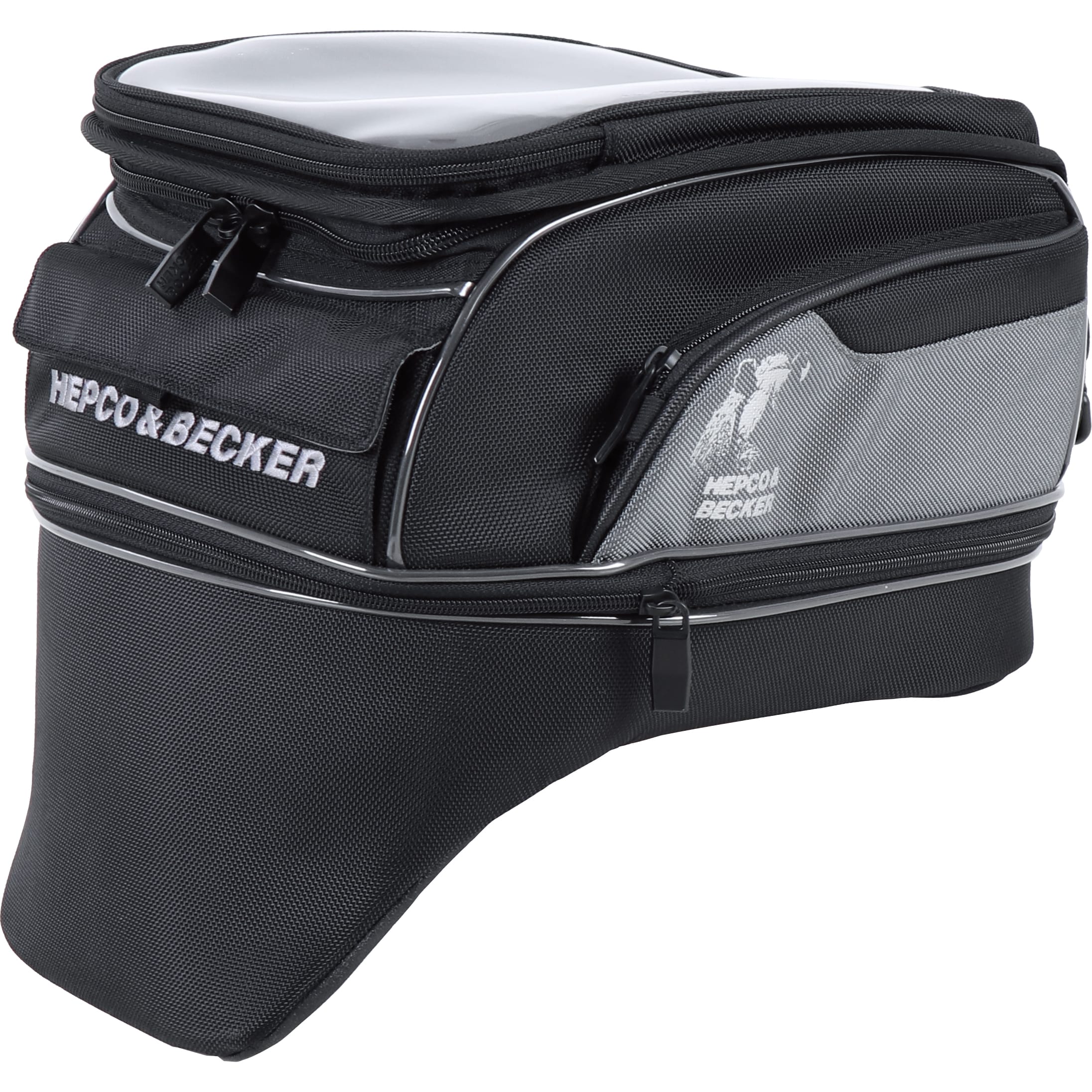 Hepco & Becker Tankrucksack Lock-it Street Enduro M 10-14 l schwarz/grau - Motorradzubehör - Motorradgepäck