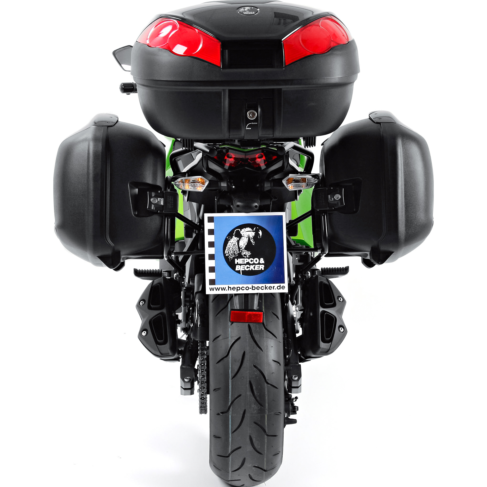 Hepco & Becker Topcase Journey 52 Liter schwarz/schwarz - Motorradzubehör - Motorradgepäck