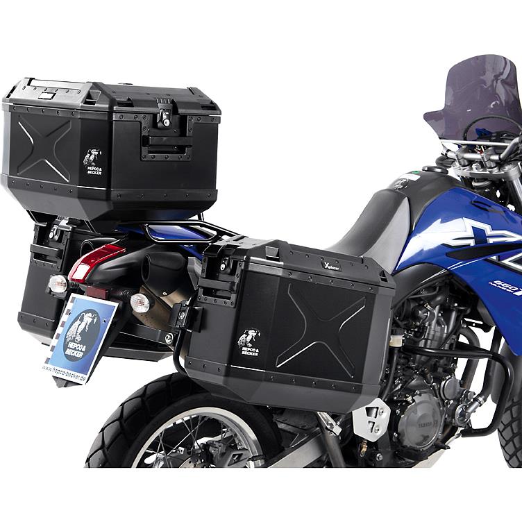 Hepco & Becker Topcase Xplorer Aluminium 45 Liter schwarz - Motorradzubehör - Motorradgepäck