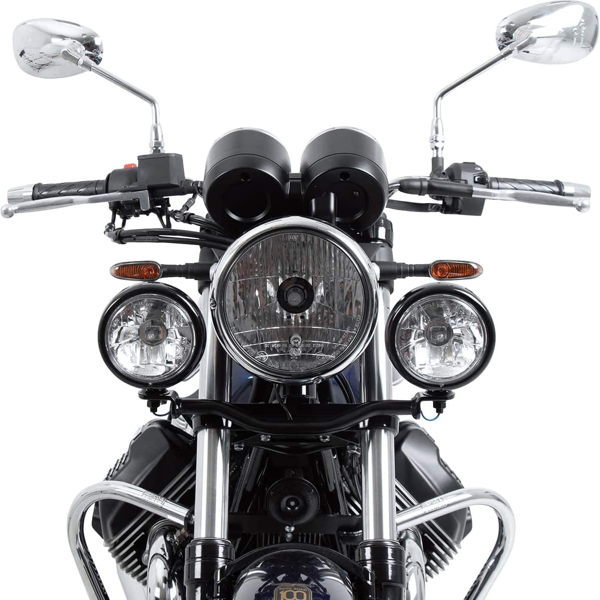 Hepco & Becker Twinlight-Set schwarz für Moto Guzzi V7 Special 2021- - Motorradteile & Ersatzteile - Beleuchtung