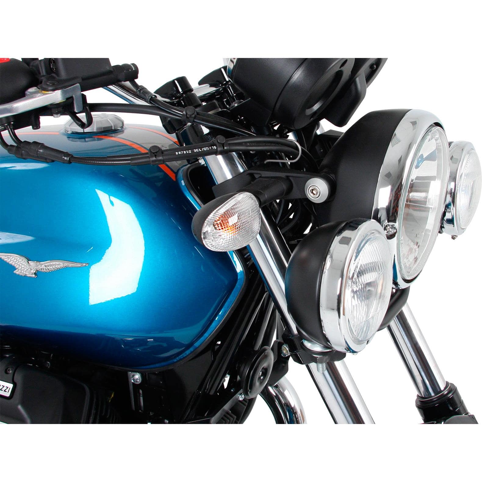 Hepco & Becker Twinlight-Set schwarz für Moto Guzzi V7III 2018-2020 - Motorradteile & Ersatzteile - Beleuchtung