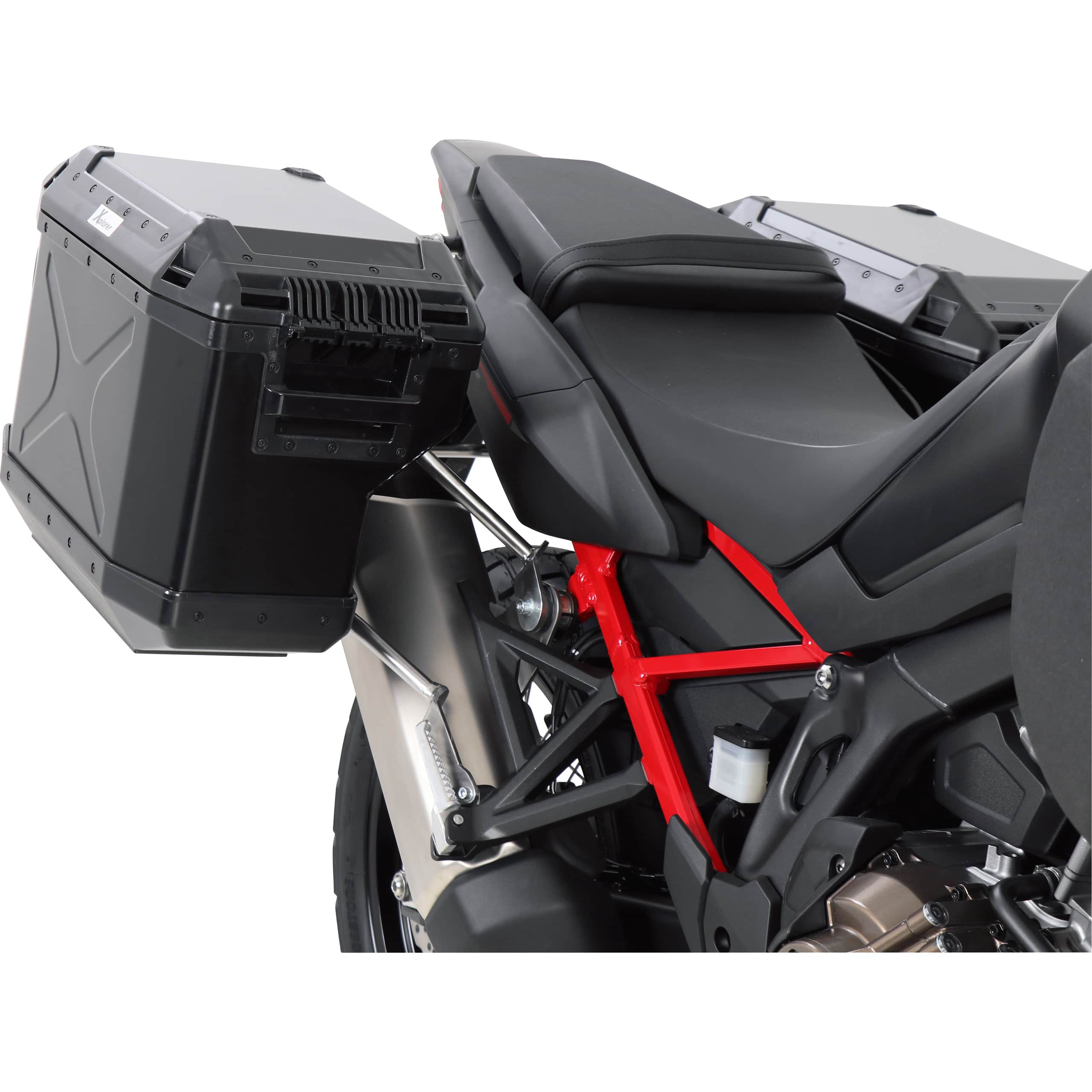 Hepco & Becker Xplorer Cutout Kofferset schwarz für CRF 1100 Africa Twin - Motorradzubehör - Motorradgepäck