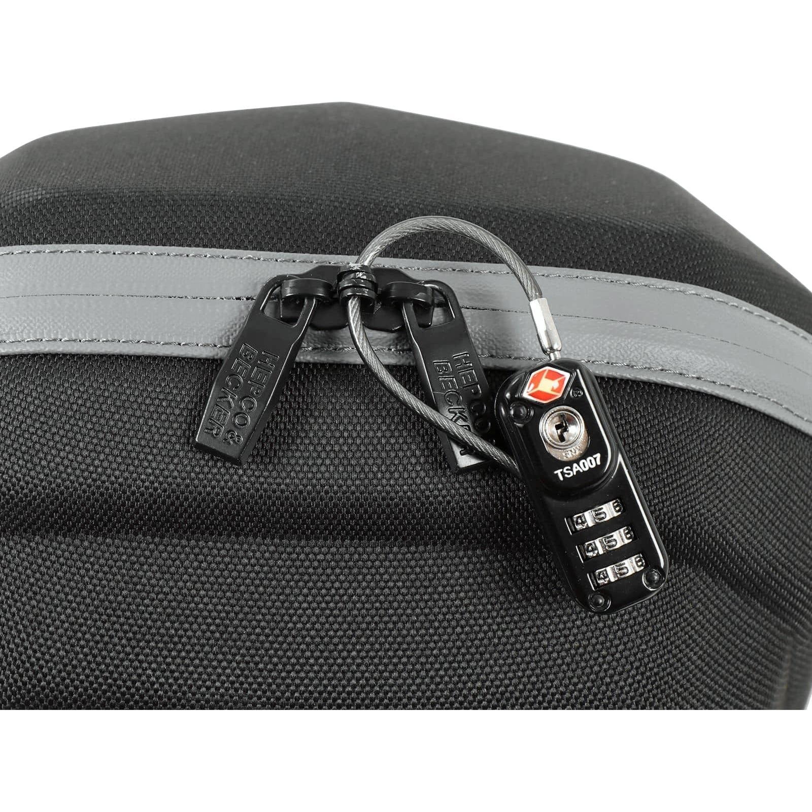 Hepco & Becker Zahlenschloss TSA mit Drahtseil 10cm - Motorradzubehör - Motorradgepäck