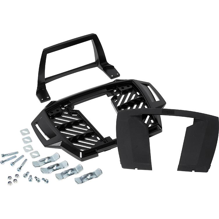Hepco & Becker universal Alu-Rack Adapterplatte 610049 00 01 schwarz - Motorradzubehör - Motorradgepäck