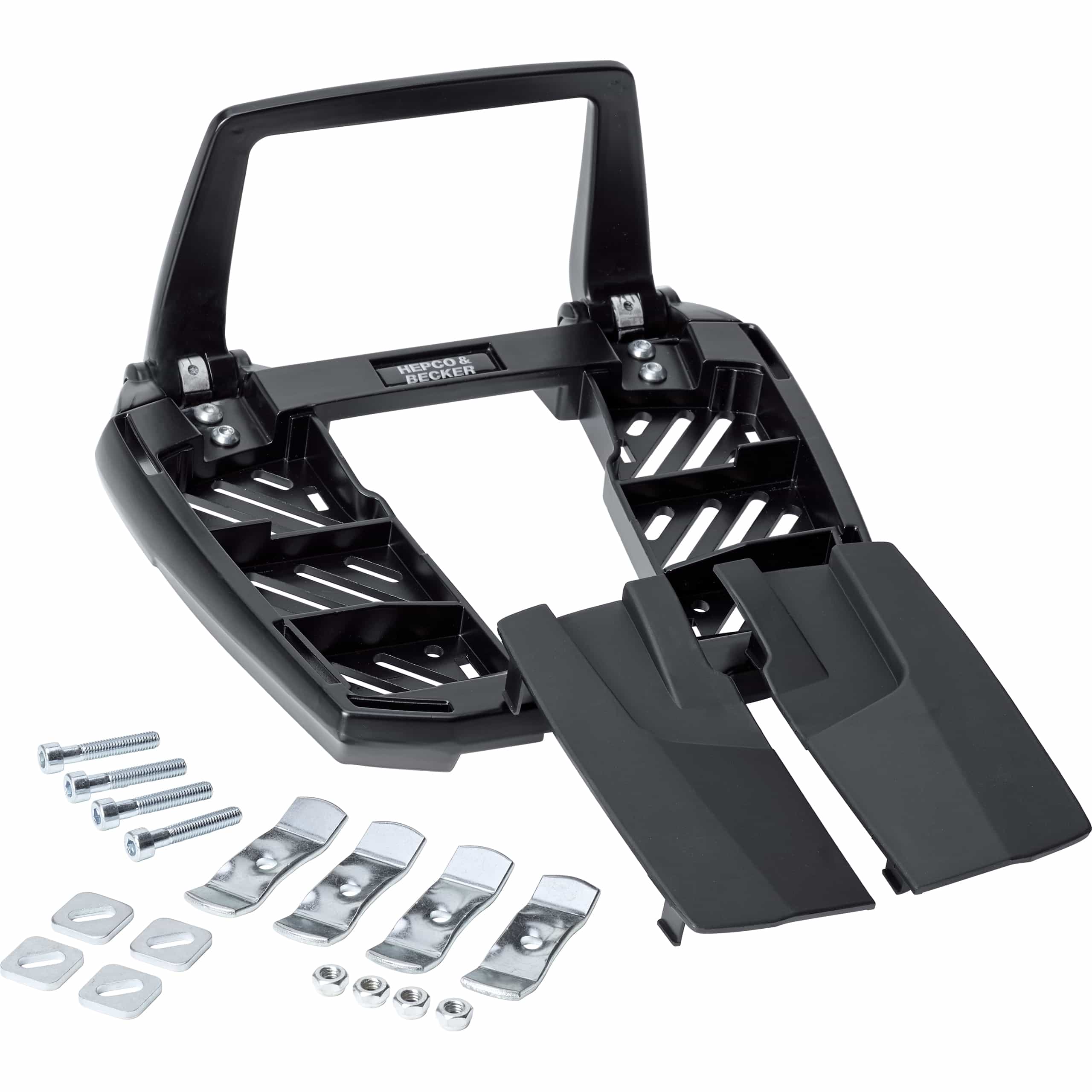 Hepco & Becker universal Easyrack Adapterplatte 610100 00 01 schwarz - Motorradzubehör - Motorradgepäck
