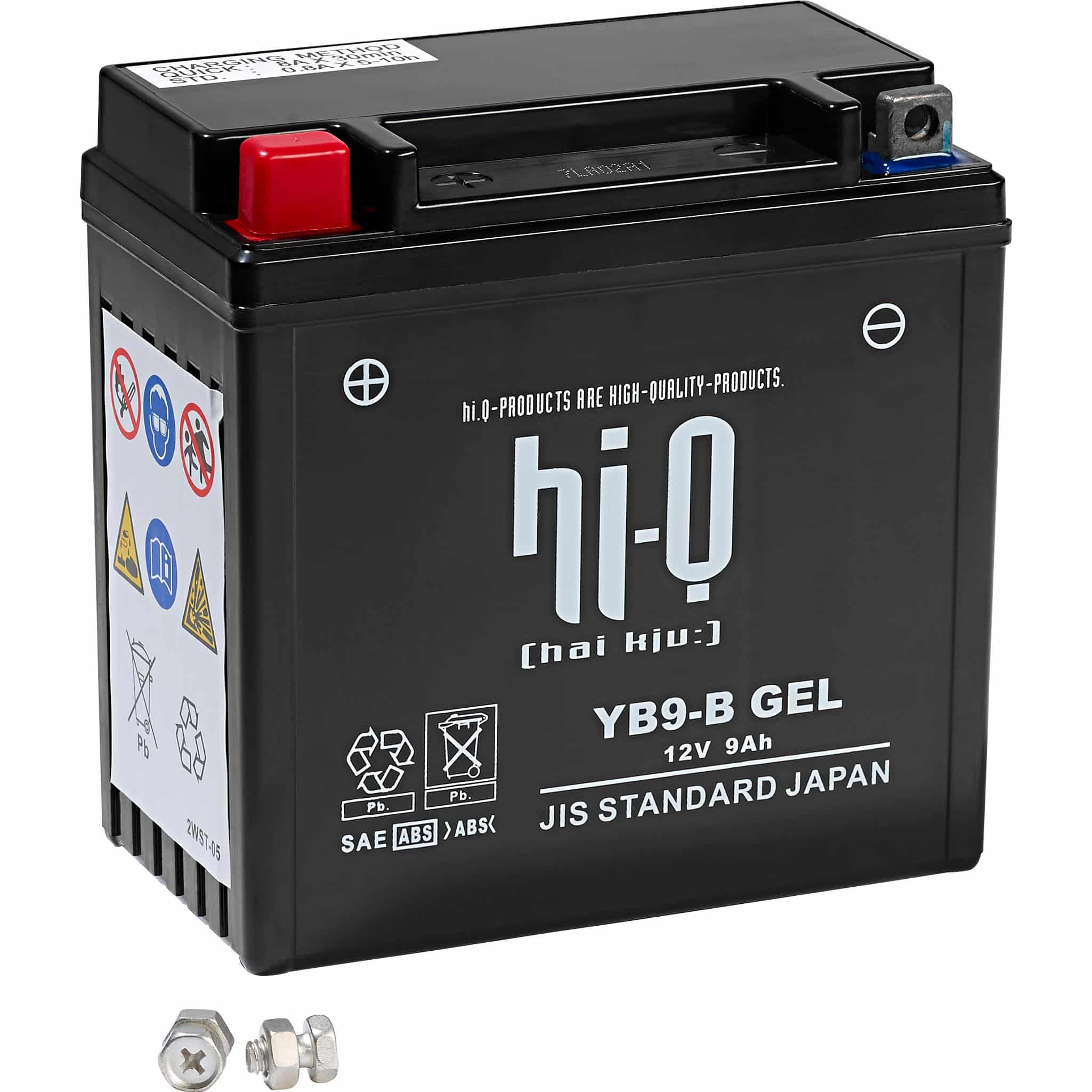 Hi-Q Batterie AGM Gel geschlossen HB9-B