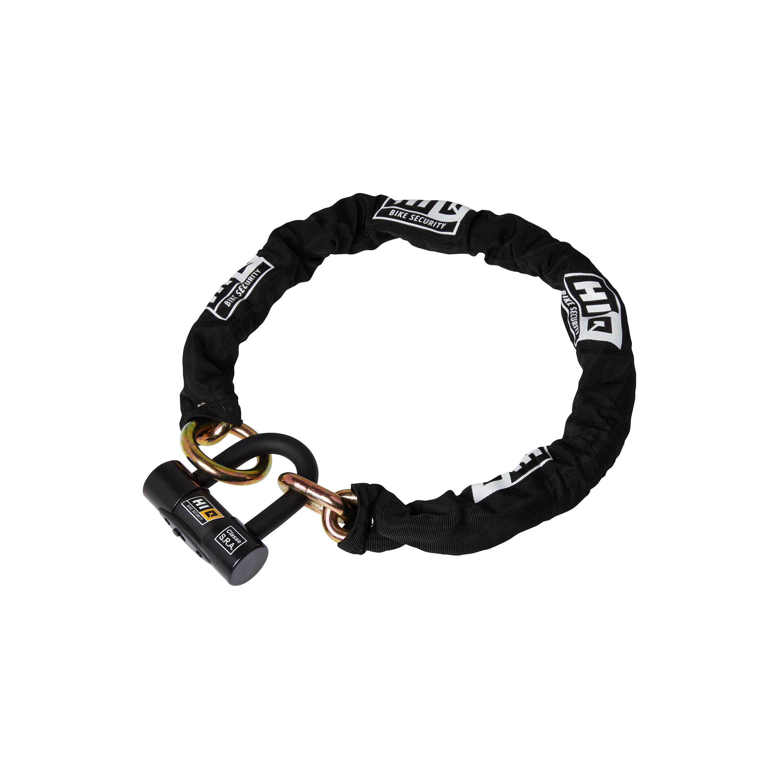 Hi-Q Bike Security Bremsscheiben-/Kettenschloss SRA 120 cm - Motorradzubehör - Diebstahlschutz