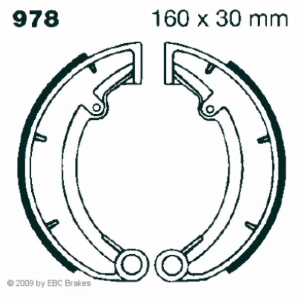 Hi-Q Bremsbacken 978