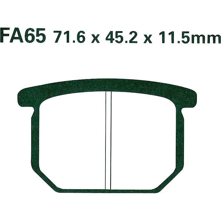 Hi-Q Bremsbeläge organisch FA065 71