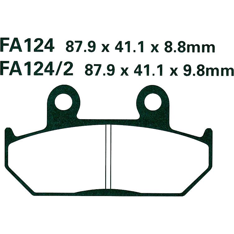 Hi-Q Bremsbeläge organisch FA124/2 87