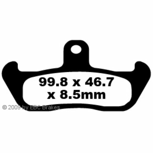 Hi-Q Bremsbeläge organisch FA134 99