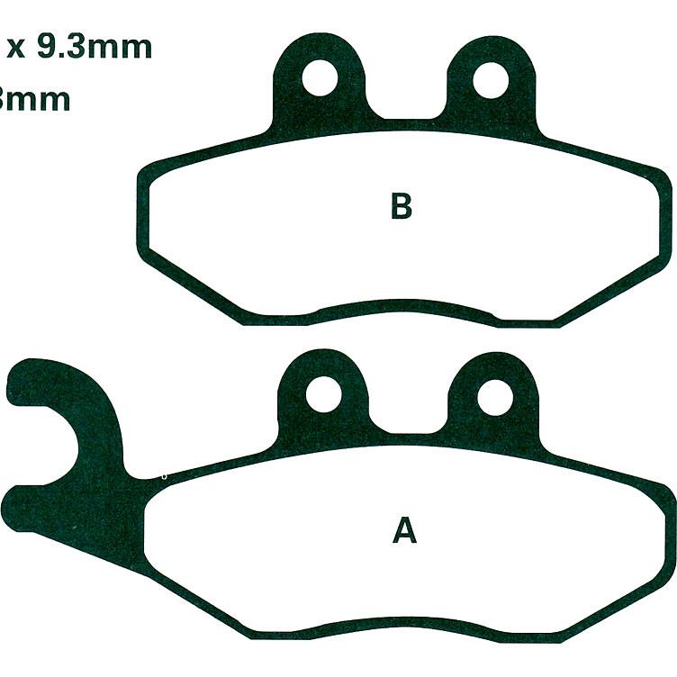 Hi-Q Bremsbeläge organisch FA353 77/96