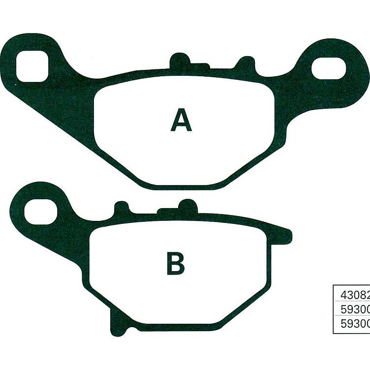Hi-Q Bremsbeläge organisch FA396 99/75