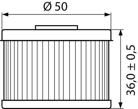 Hi-Q Ölfilter Einsatz OF112 für Honda/Kawasaki/Suzuki.... - Motorradteile & Ersatzteile - Filter & Schläuche