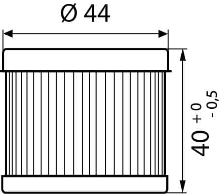 Hi-Q Ölfilter Einsatz OF131 für Suzuki/Hyosung/Kreidler.... - Motorradteile & Ersatzteile - Filter & Schläuche