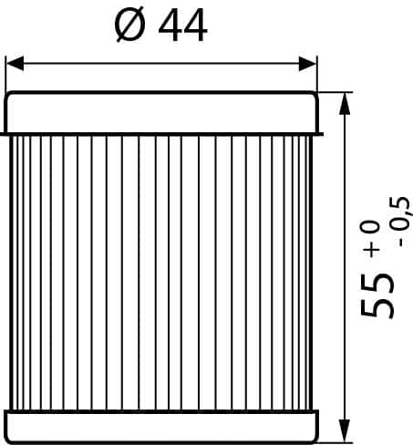 Hi-Q Ölfilter Einsatz OF132 für Suzuki/Yamaha/Kawasaki.... - Motorradteile & Ersatzteile - Filter & Schläuche