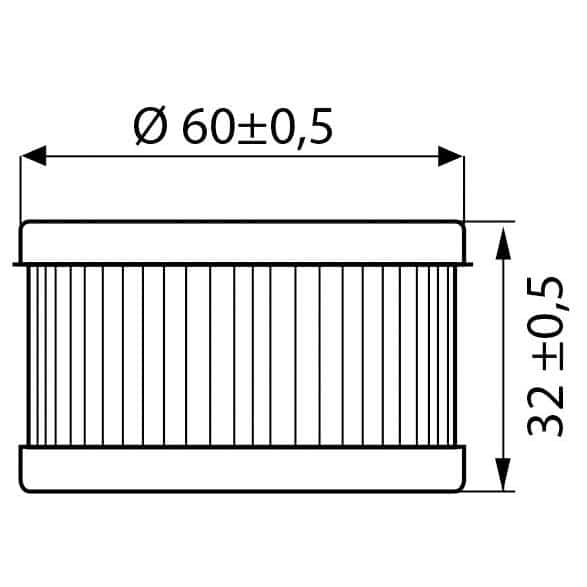 Hi-Q Ölfilter Einsatz OF136 für Suzuki/Beta - Motorradteile & Ersatzteile - Filter & Schläuche