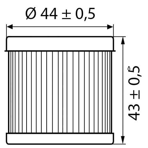 Hi-Q Ölfilter Einsatz OF139 für Suzuki/Kawasaki.... - Motorradteile & Ersatzteile - Filter & Schläuche