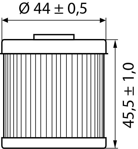 Hi-Q Ölfilter Einsatz OF154 für Husqvarna/SWM/Rieju - Motorradteile & Ersatzteile - Filter & Schläuche
