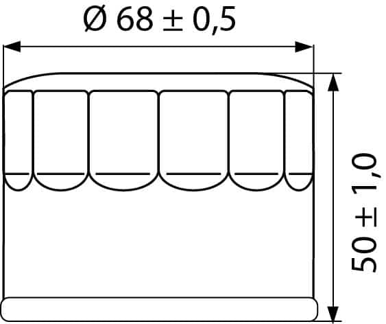 Hi-Q Ölfilter Patrone OF147 für Yamaha/Kymco - Motorradteile & Ersatzteile - Filter & Schläuche