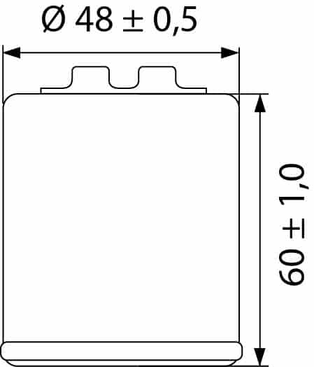 Hi-Q Ölfilter Patrone OF183 für Piaggio/Vespa/Aprilia.... - Motorradteile & Ersatzteile - Filter & Schläuche
