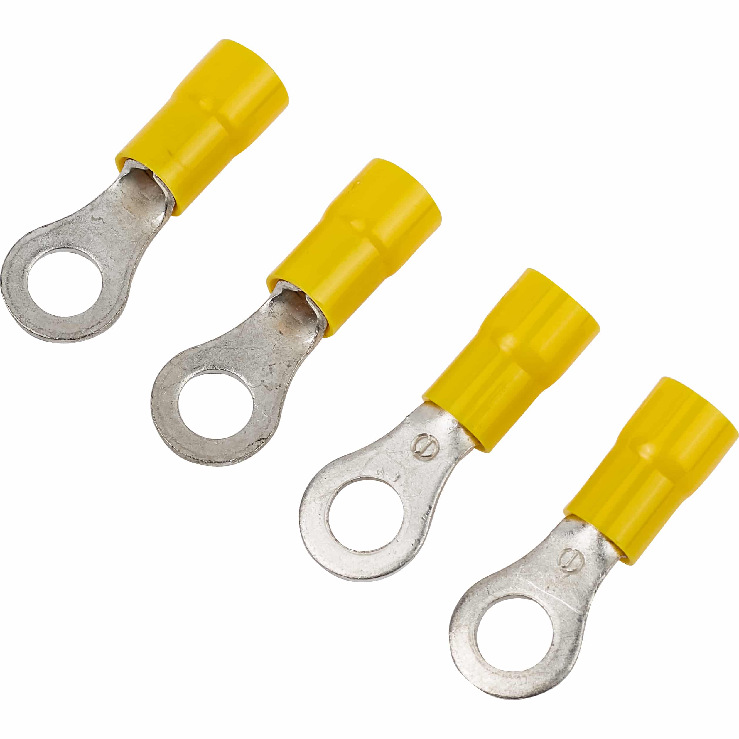 Hi-Q Tools 4er Ringösenset M6 für Batteriepole gelb für 4-6 mm² - Motorradteile & Ersatzteile - Beleuchtung