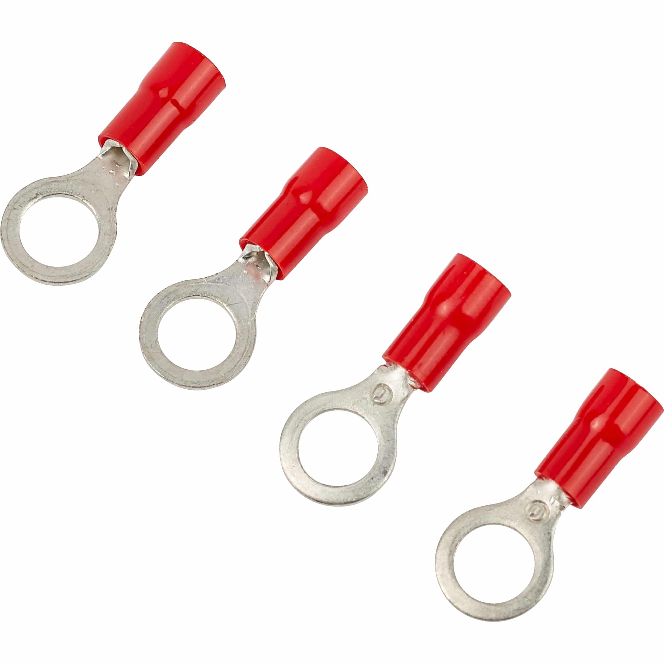 Hi-Q Tools 4er Ringösenset M6 für Batteriepole rot für 0