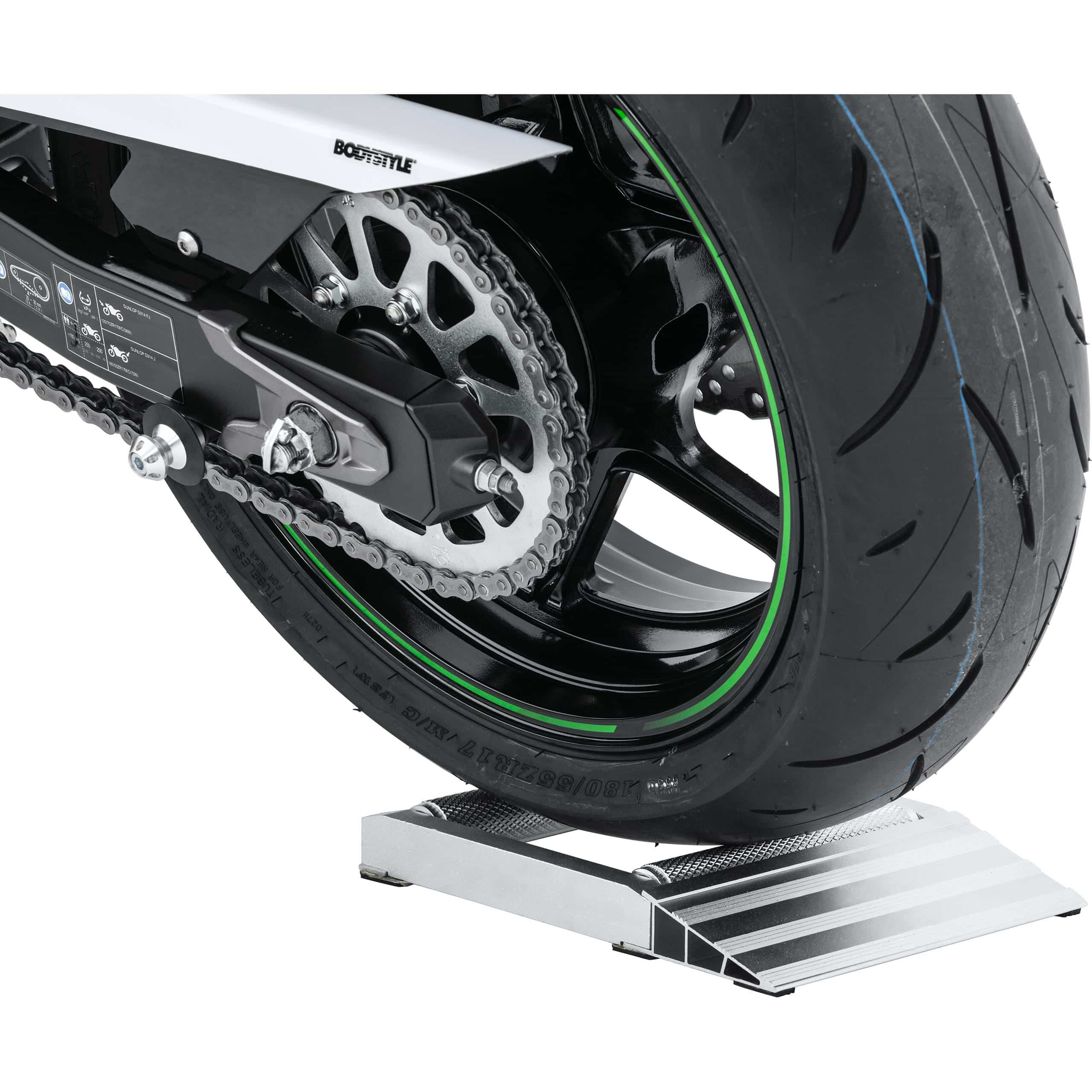 Hi-Q Tools ALU Power-Turn Raddrehhilfe zur Ketten-/Felgenpflege - Motorradteile & Ersatzteile - Kraftübertragung