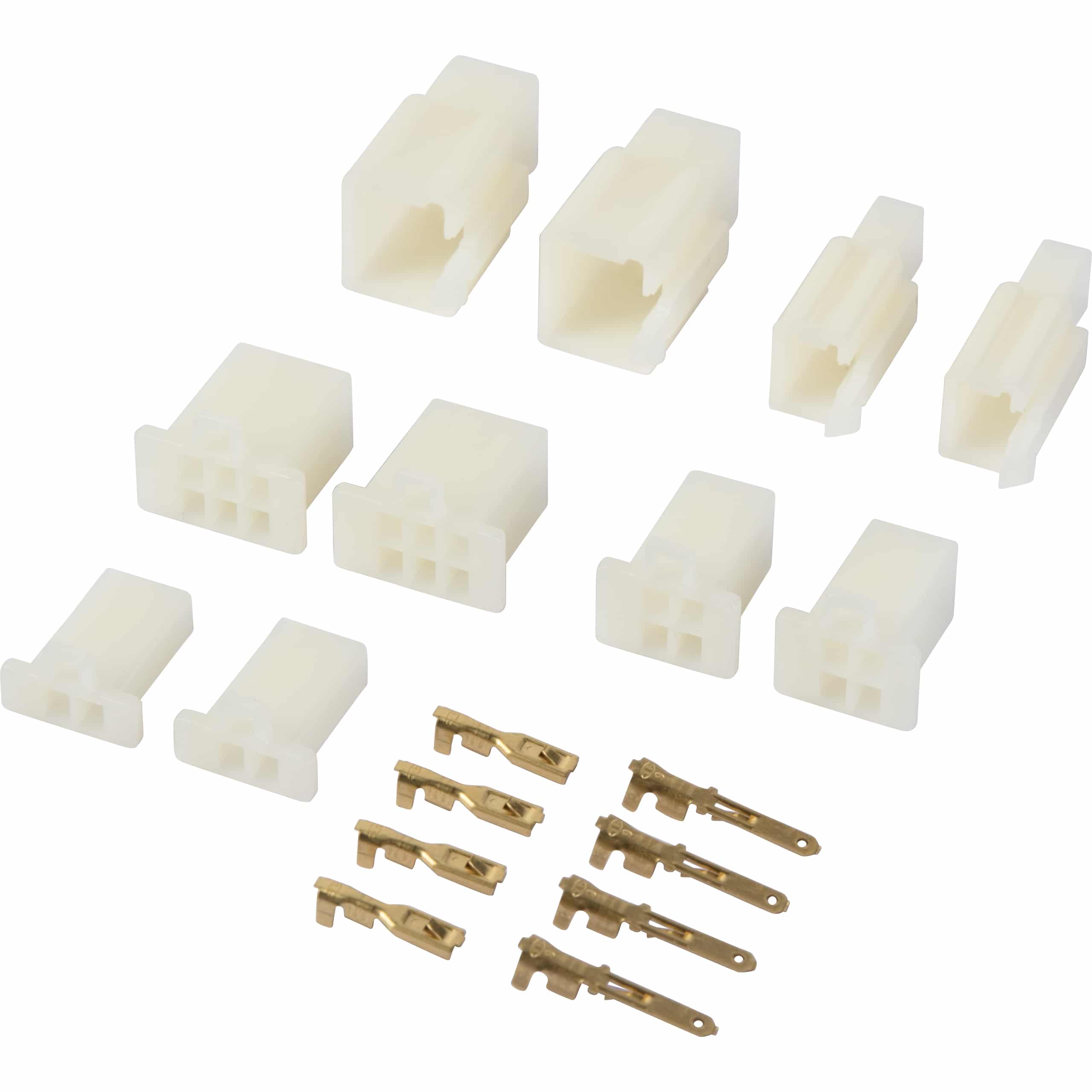 Hi-Q Tools Elektrikstecker-Set eckig 108-teilig - Motorradteile & Ersatzteile - Beleuchtung