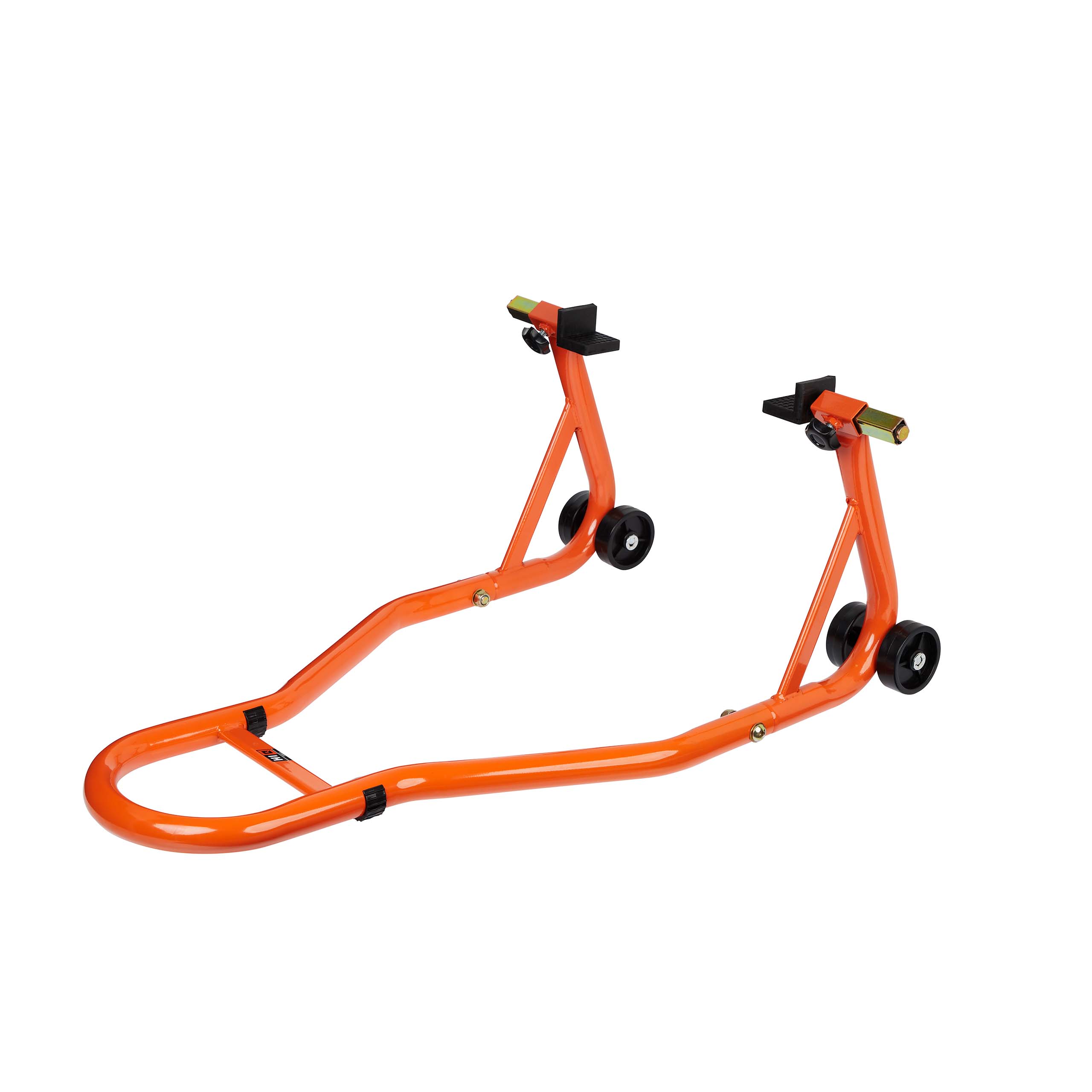 Hi-Q Tools Montageständer V hinten orange mit Winkelaufnahme - Motorradzubehör - Aufbockvorrichtungen