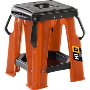 Hi-Q Tools Werkstatt-Hocker bis 200 Kg schwarz/orange - Motorradzubehör - Werkstattzubehör