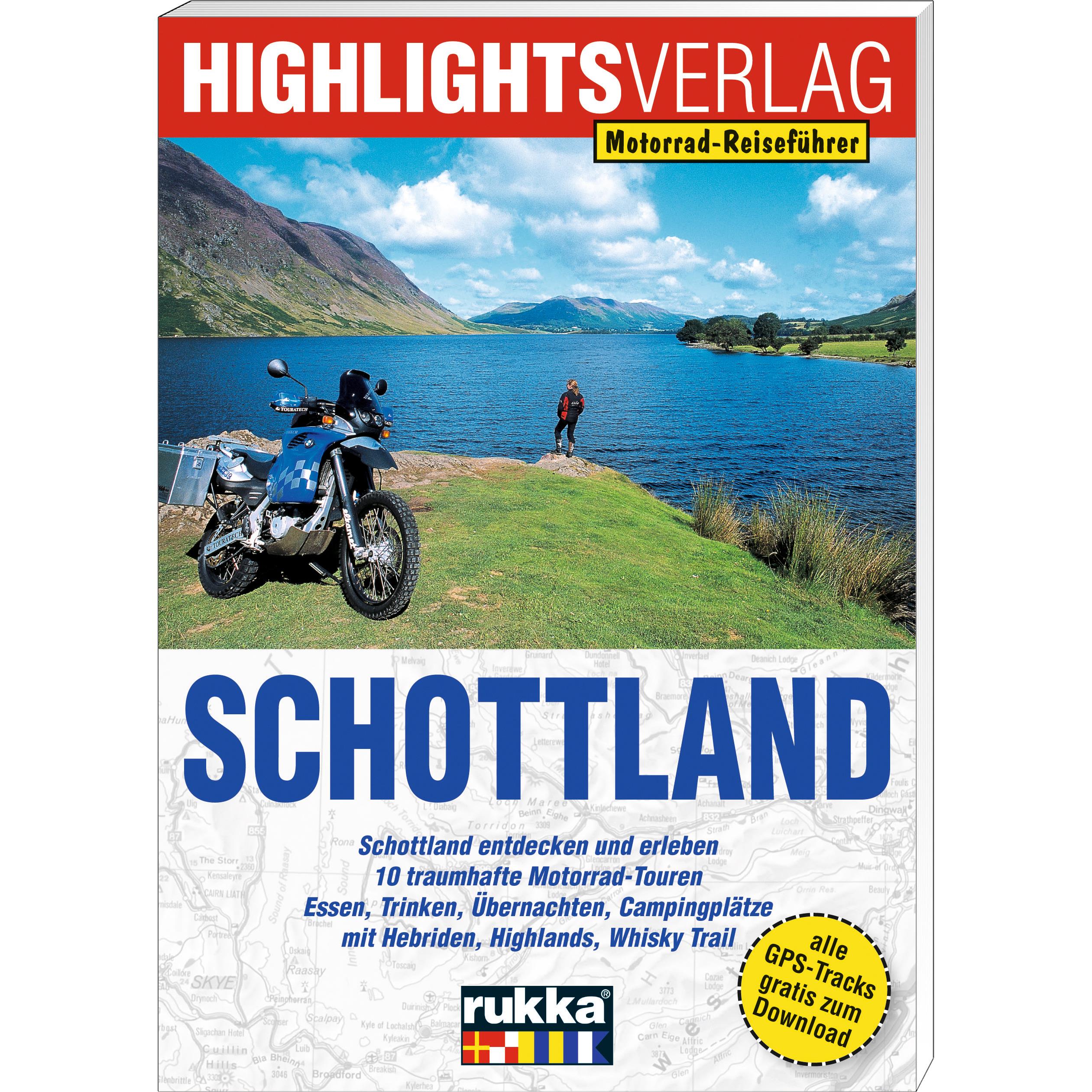 Highlights-Verlag Motorrad-Reiseführer Schottland - Motorradzubehör - Reisen & Outdoor