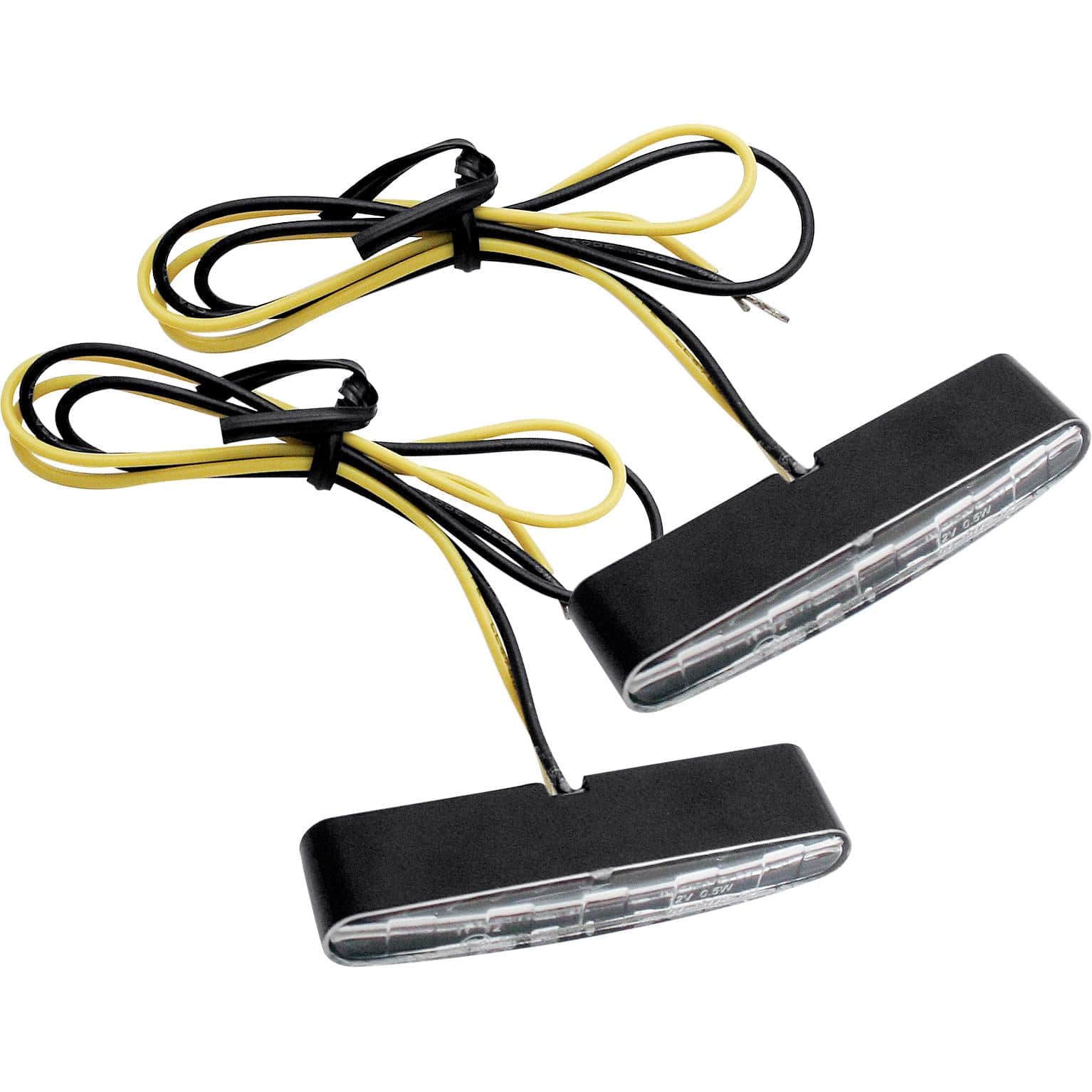 Highsider LED Einbaublinkerpaar Stripe klares Glas - Motorradteile & Ersatzteile - Beleuchtung