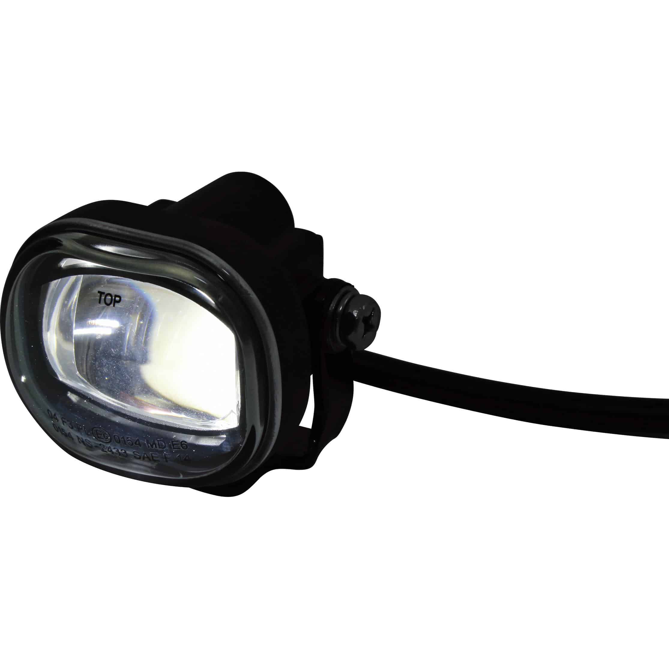 Highsider LED-Nebelscheinwerfer MICRO rechteckig schwarz - Motorradteile & Ersatzteile - Beleuchtung