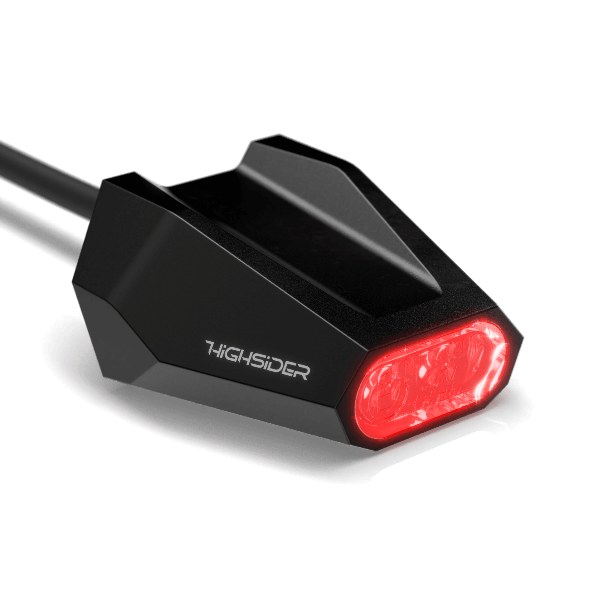 Highsider LED-Rücklicht Split-V schwarz - Motorradteile & Ersatzteile - Beleuchtung