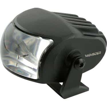 Highsider LED Scheinwerfer Alu Comet low = Abblendscheinwerfer schwarz - Motorradteile & Ersatzteile - Beleuchtung