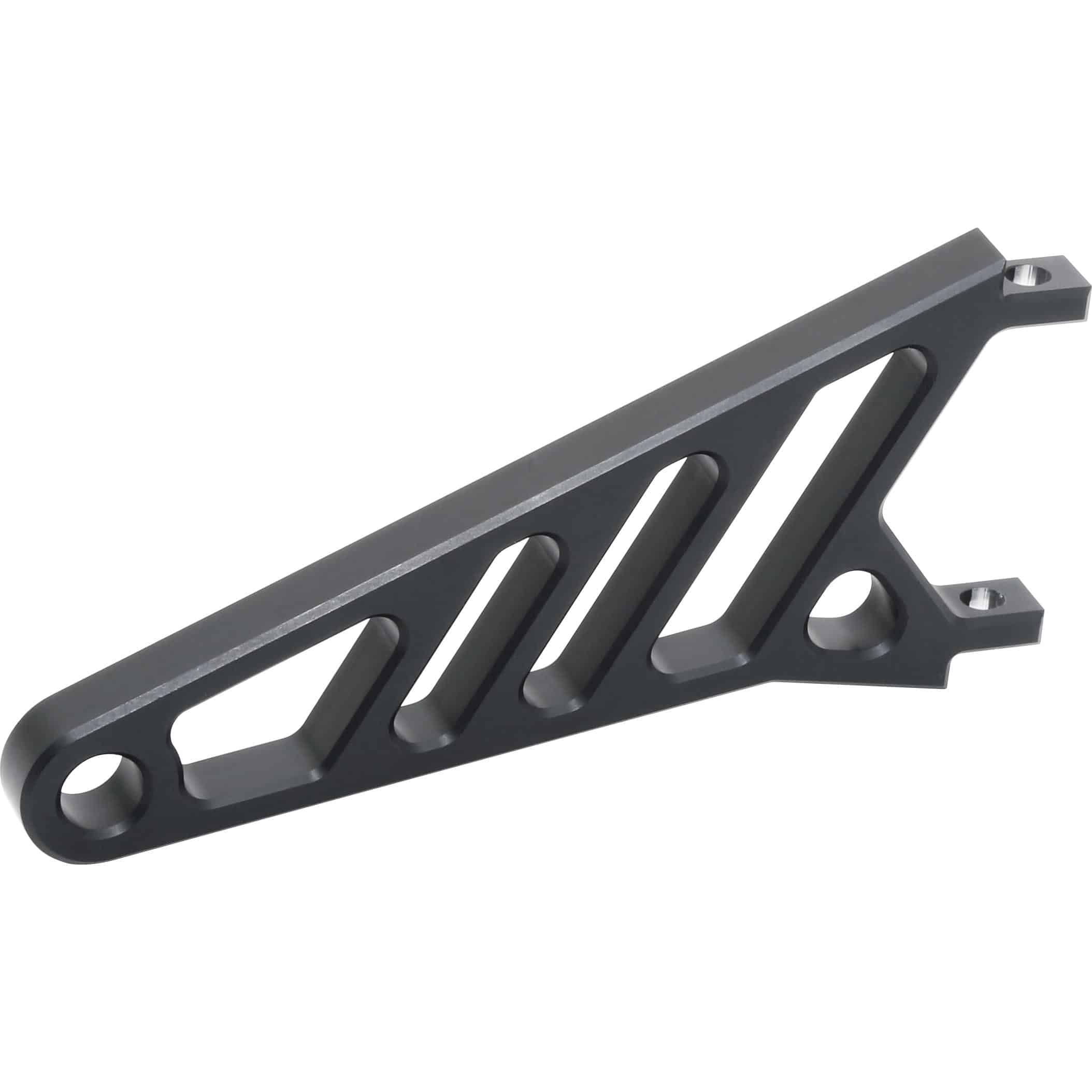Highsider Lampenhalter Alu CNC ohne Schellen lang schwarz - Motorradteile & Ersatzteile - Beleuchtung