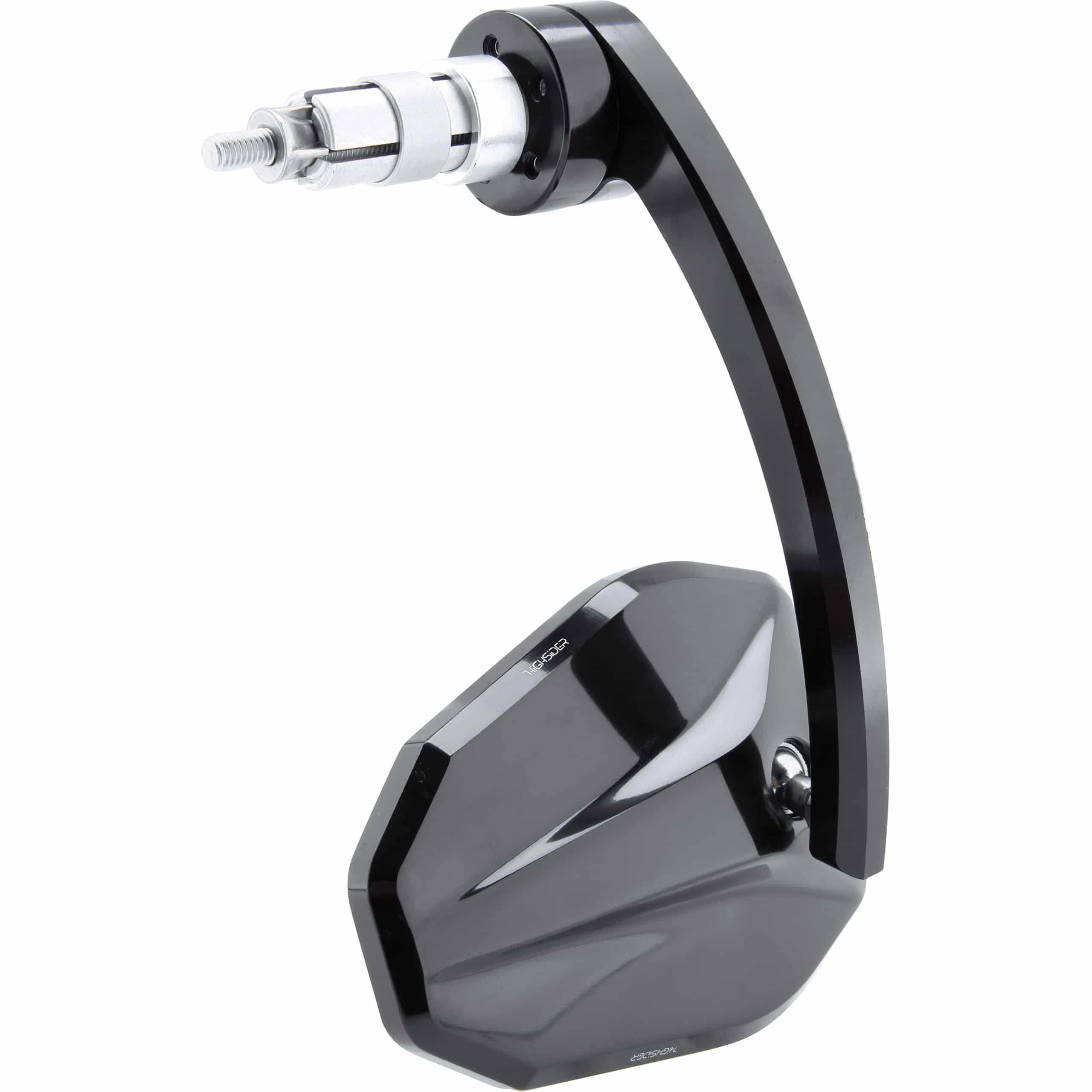 Highsider Lenkerendenspiegel für 12-22mm Victory EVO Alu schwarz - Motorradteile & Ersatzteile - Motorradspiegel