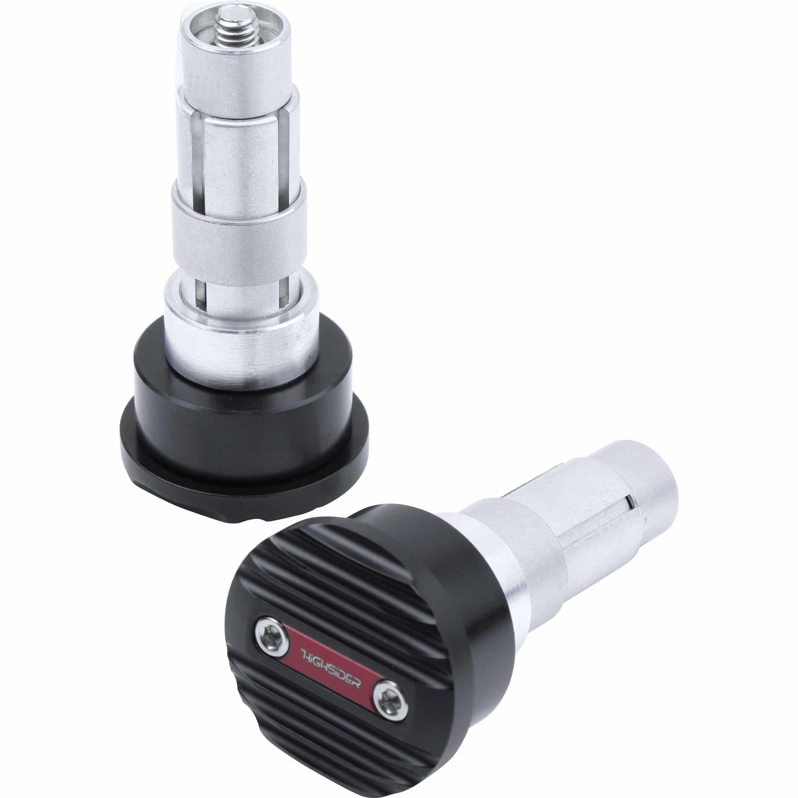 Highsider Lenkergewicht für 12-22mm Wave schwarz/rot - Motorradteile & Ersatzteile - Lenker