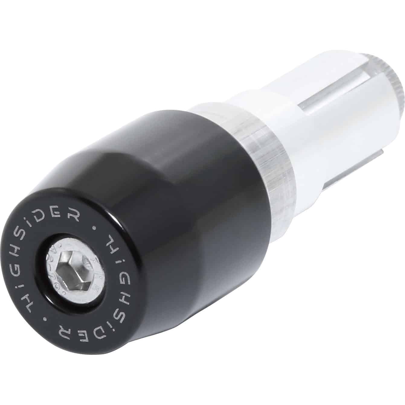 Highsider Lenkergewichte EVO Alu für 12 bis 21 mm Innen-Ø schwarz - Motorradteile & Ersatzteile - Lenker