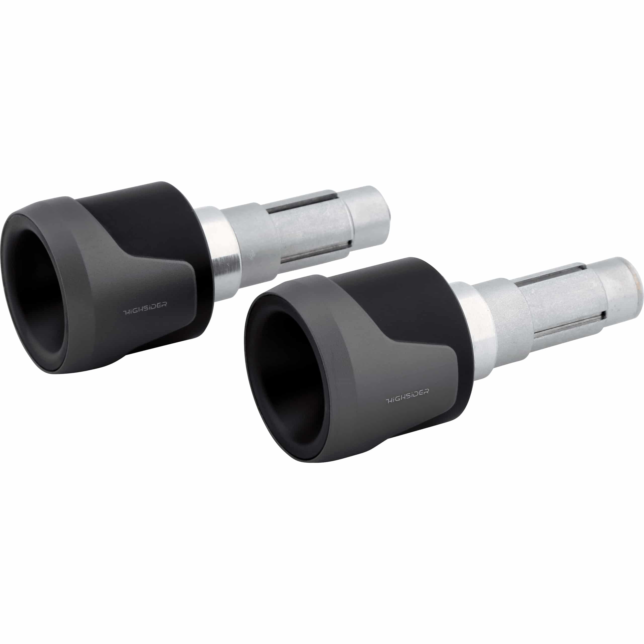 Highsider Lenkergewichte für 12-22mm AKRON XL Titan matt/schwarz - Motorradteile & Ersatzteile - Lenker